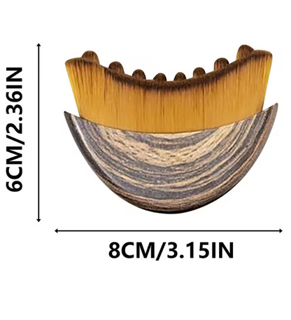 Ergonomic Facial Lymphatic Contour Brush