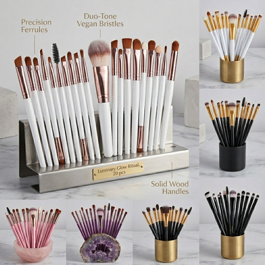 ProGlow 20 — Complete Makeup Brush Kit