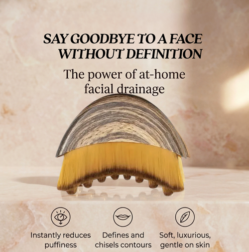 Ergonomic Facial Lymphatic Contour Brush