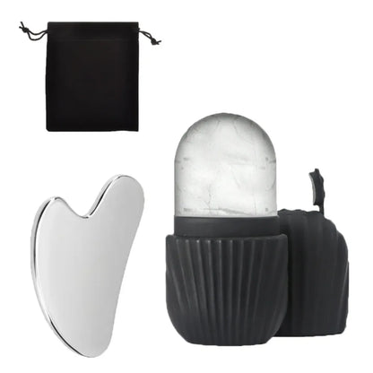 IceLift Duo – Ice Facial Kit + Gua Sha Lifting Tool