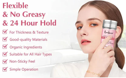 Professional Hair Wax Stick + FREE Brush Kit — Light Hold, Perfect Finish for 24 Hours