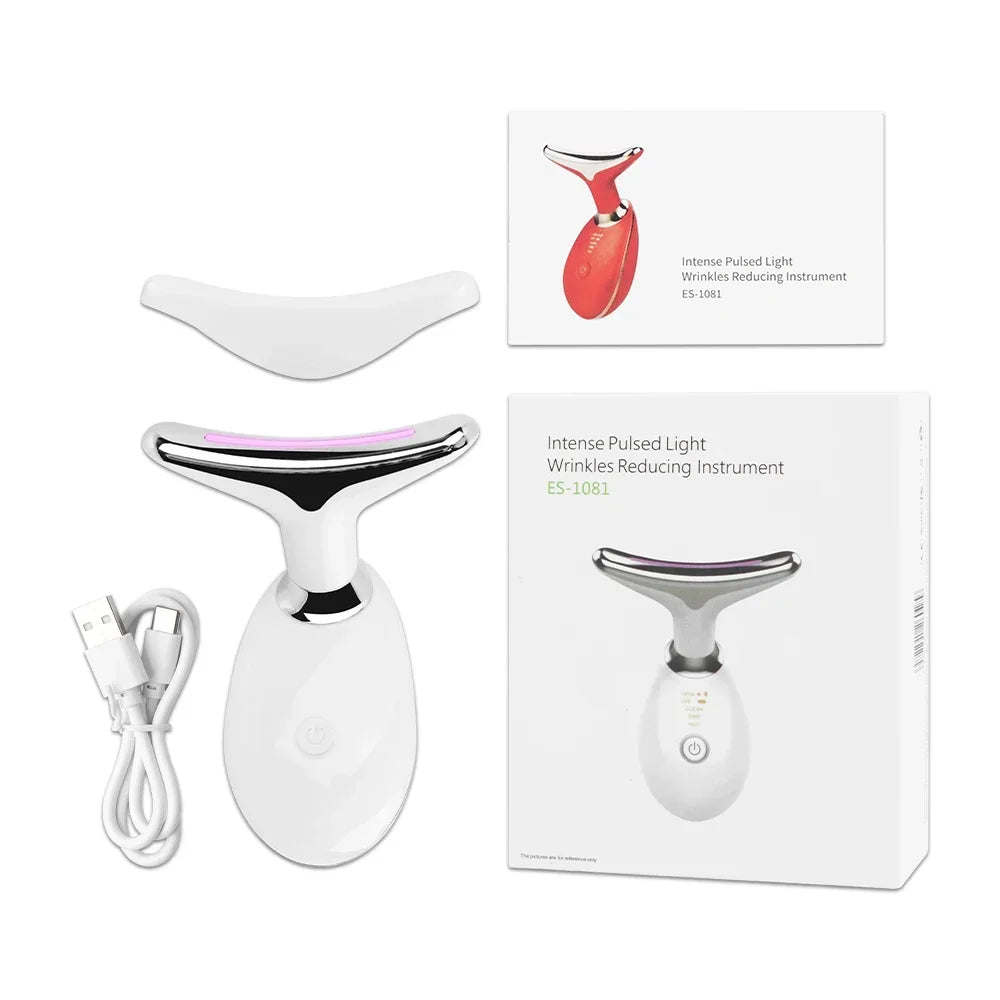 MicroGlow™ 3-in-1 LED Facial Massager – Eliminates Blemishes, Impurities and Double Chin (LAST FEW UNITS)