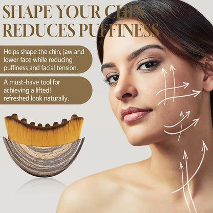 Ergonomic Facial Lymphatic Contour Brush