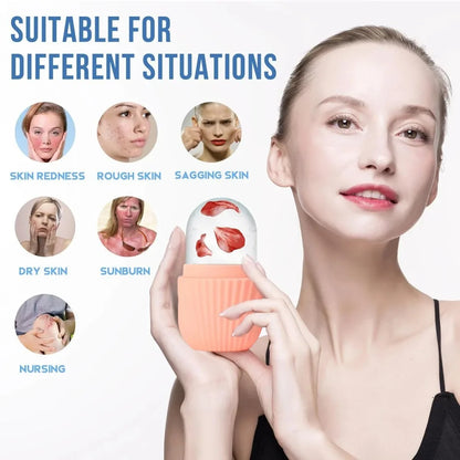 IceLift Duo – Ice Facial Kit + Gua Sha Lifting Tool