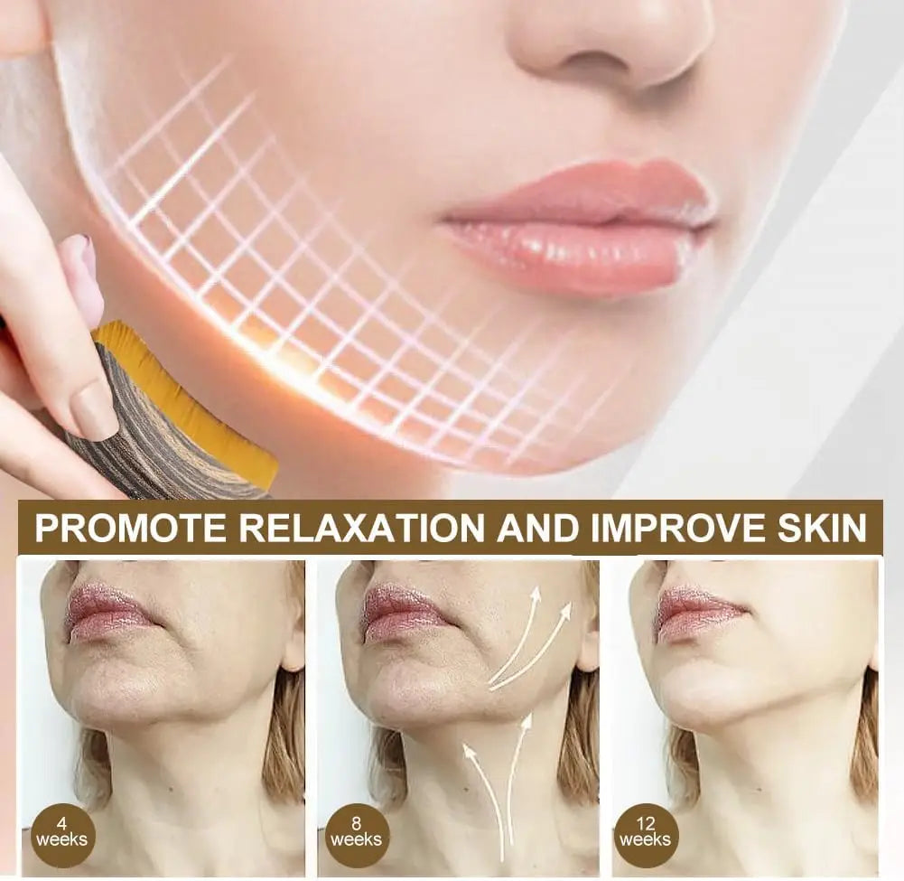Ergonomic Facial Lymphatic Contour Brush