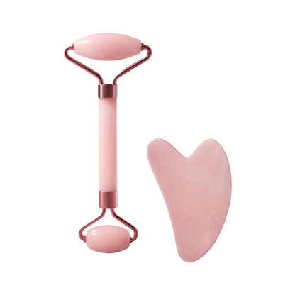Jade Facial Massage Kit – Jade Roller + Gua Sha