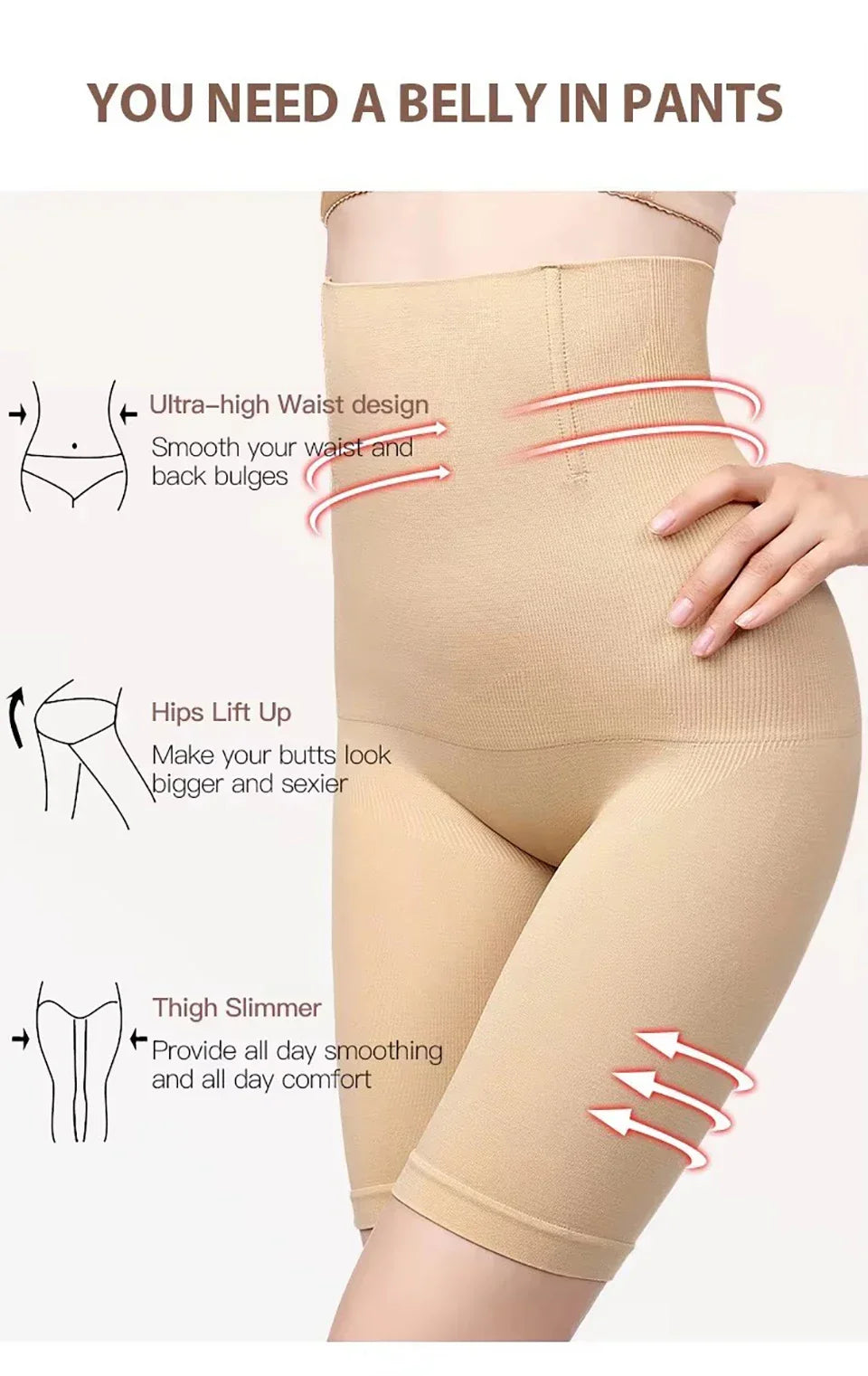 High-Waisted Shaping Briefs