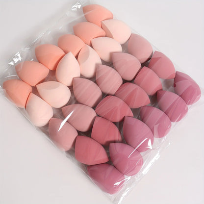 Set of make-up sponges, containing 7 or 18 pieces