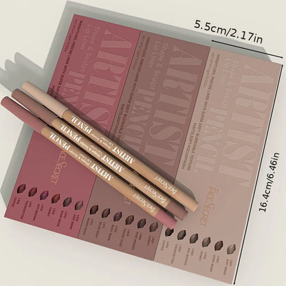 Velvet Lips – Set of 6 Long-Lasting Lipsticks